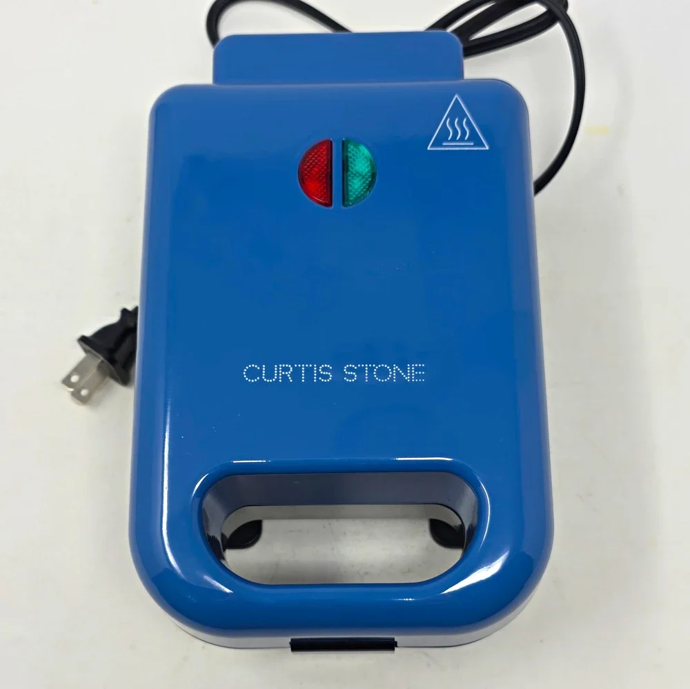 Curtis Stone Stuffed Sandwich Maker 10482CB Blue Non-Stick 550W 120V